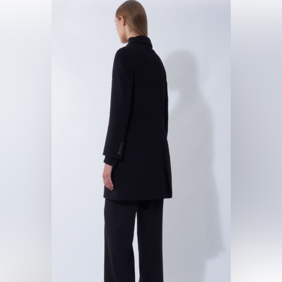 Cinzia Rocco Elegant Black Women's Coat - Picture 3 of 6